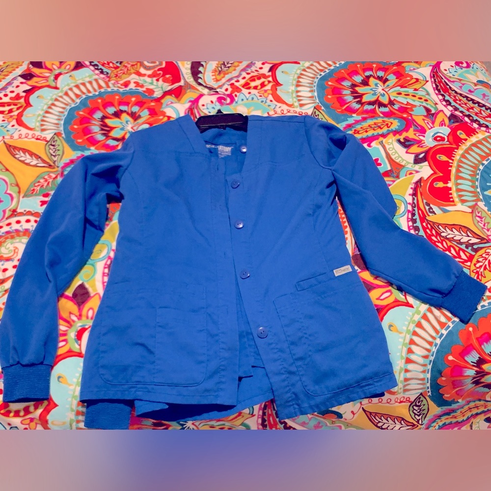 Grey’s Anatomy Royal Blue Scrub Jacket